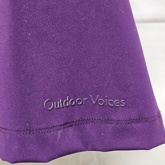 Outdoor Voice One Shoulder Lined Short Exercise Dress Women Size XS Purple Acai - Picture 7 of 15